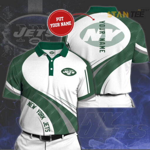 New York Jets 3D Polo 01