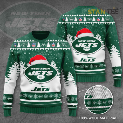 New York Jets 3D Ugly Sweater