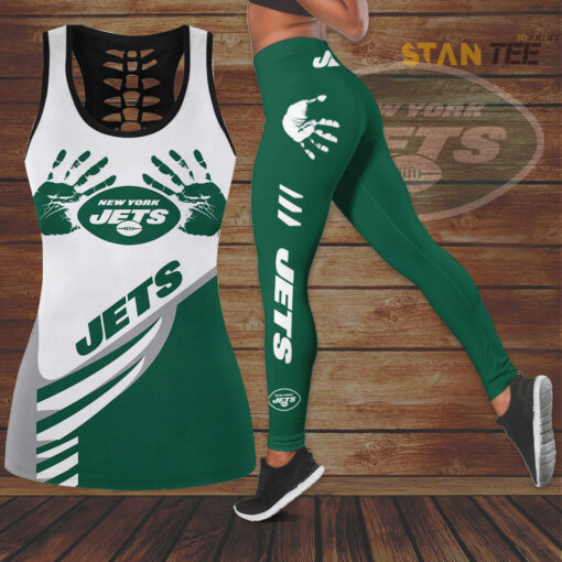 New York Jets Hollow Tank Top Leggings