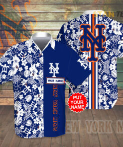 New York Mets 3D Hawaiian Shirt Hawaiian Shorts 01