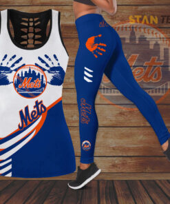 New York Mets Hollow Tank Top Leggings