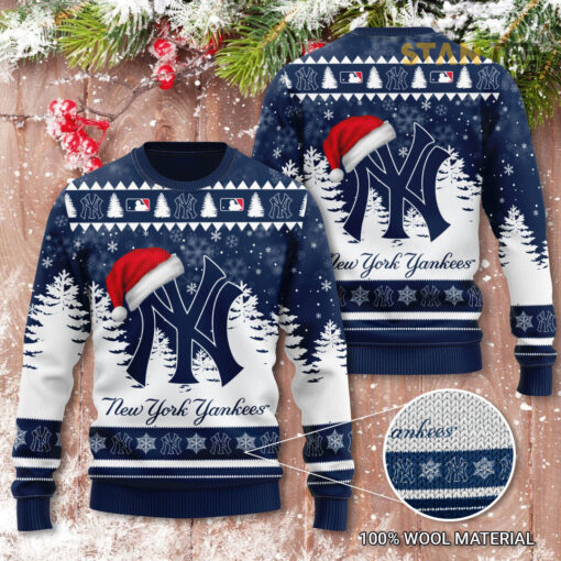 New York Yankees 3D Ugly Christmas Sweater 2022