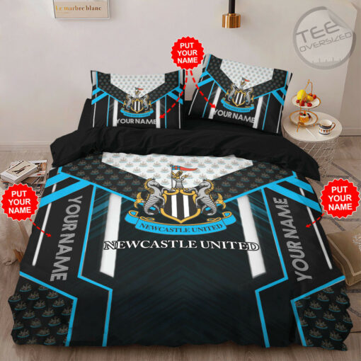 Newcastle United bedding set – duvet cover pillow shams 01