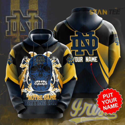 Notre Dame Fighting Irish 3D Hoodie 01