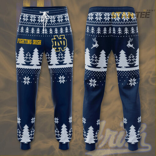 Notre Dame Fighting Irish 3D Sweatpant 01