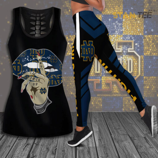 Notre Dame Fighting Irish Hollow Tank Top Leggings 01