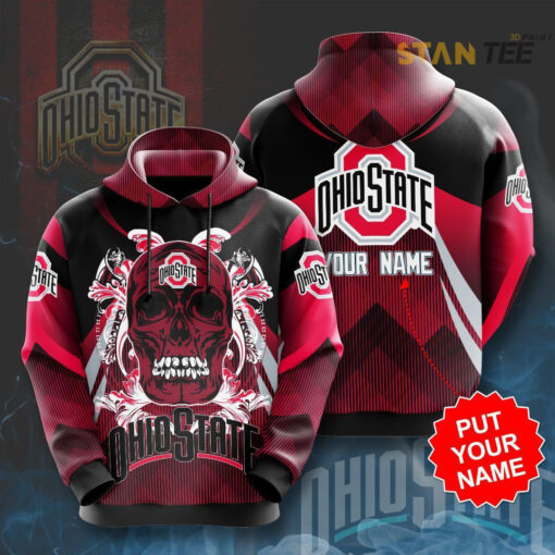 Ohio State Buckeyes 3D Hoodie 01