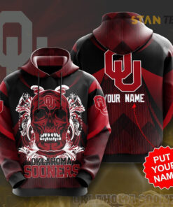 Oklahoma Sooners 3D Hoodie 04