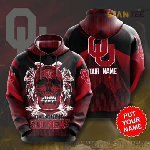 Oklahoma Sooners 3D Hoodie 04