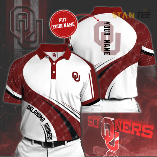 Oklahoma Sooners 3D Polo 01