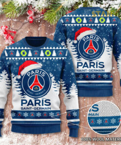 Paris Saint Germain PSG 3D Christmas Sweater 2022