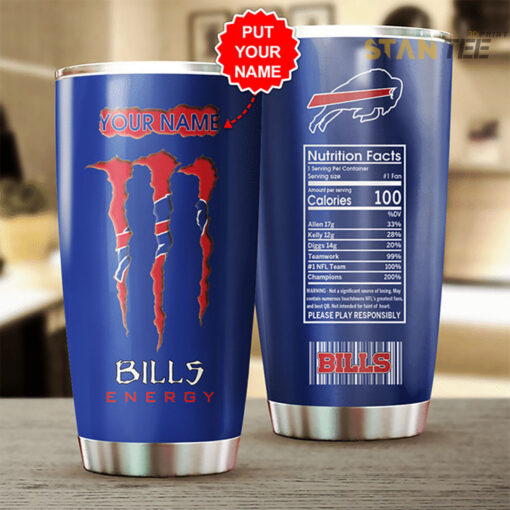 Personalized Buffalo Bills tumbler cup