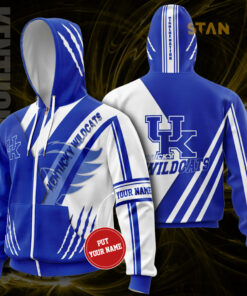 Personalized Kentucky Wildcats Zip up Hoodie