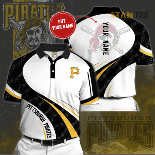 Personalized Pittsburgh Pirates polo shirt