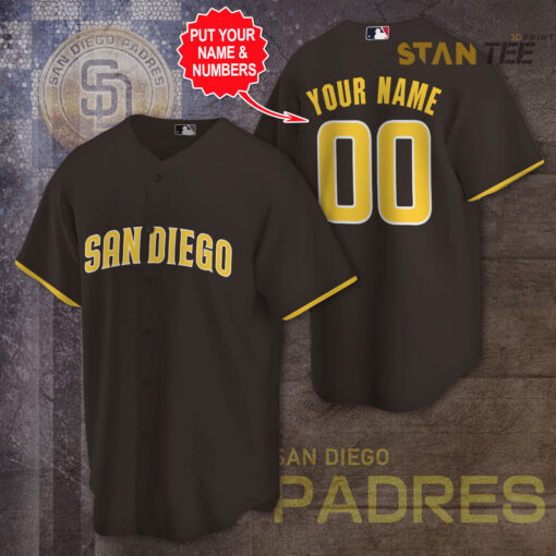 Personalized San Diego Padres jersey shirt 01