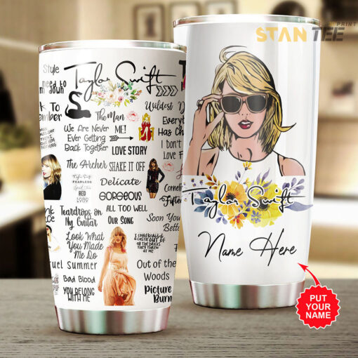 Personalized Taylor Swift Tumbler Cup OVS11823S4