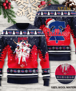 Philadelphia Phillies Christmas 3D Sweater