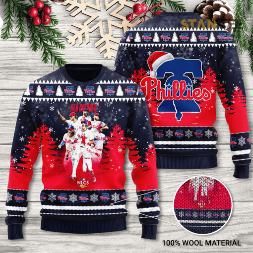 Philadelphia Phillies Christmas 3D Sweater