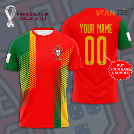 Portugal Football Team 3D T shirt