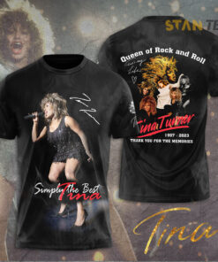 Queen Of Rock And Roll Tina Turner T shirt OVS10823S1