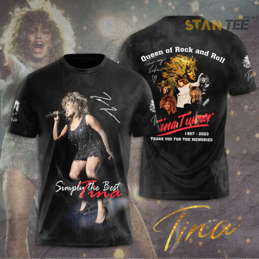 Queen Of Rock And Roll Tina Turner T shirt OVS10823S1