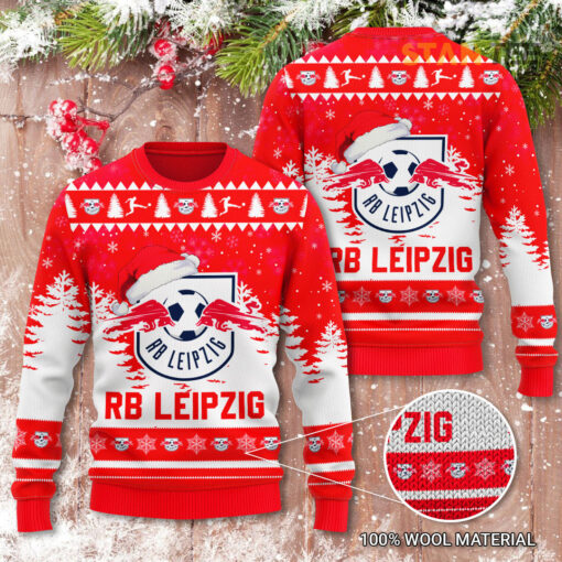 RB Leipzig 3D Christmas Sweater 2022