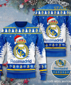 Real Madrid Christmas 3D Sweater