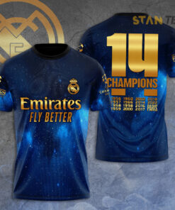 Real Madrid FC 3D T shirt