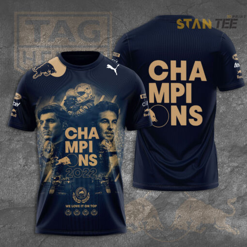 Red Bull Racing Champions 2022 T shirt