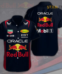 Red Bull Racing short sleeve dress shirts