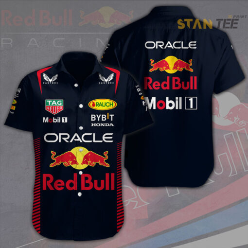 Red Bull Racing short sleeve dress shirts