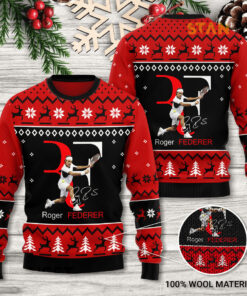 Roger Federer 3D Ugly Sweater