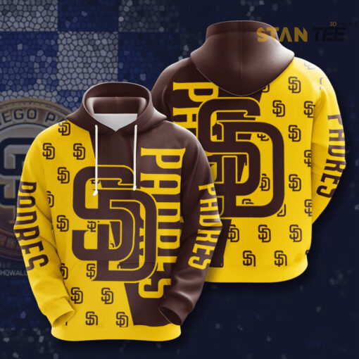 San Diego Padres 3D Hoodie 07