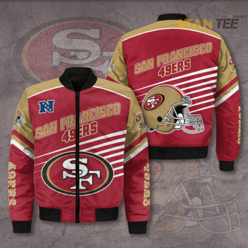 San Francisco 49ers 3D Bomber Jacket 01