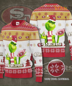 San Francisco 49ers 3D christmas sweater 01