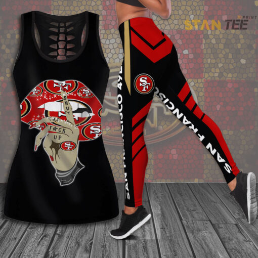 San Francisco 49ers Hollow Tank Top Leggings 01