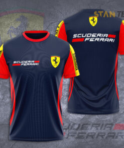 Scuderia Ferrari 2022 Team 3D T Shirt navy