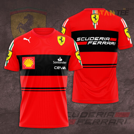 Scuderia Ferrari T shirt 3D T shirt