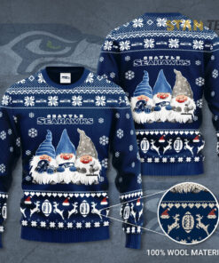 Seattle Seahawks 3D christmas sweater 01