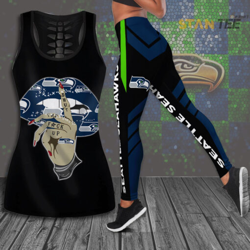 Seattle Seahawks Tide Hollow Tank Top Leggings 01