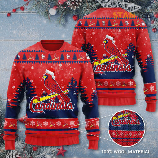 St. Louis Cardinals 3D Ugly Sweater