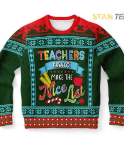 Teachers Xmas Educator Ugly Christmas 3D Sweater