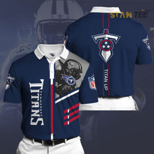 Tennessee Titans 3D Polo 01