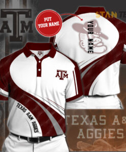 Texas AM Aggies 3D Polo 01