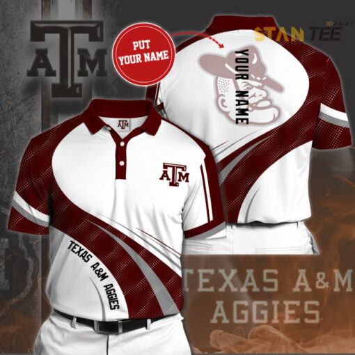 Texas AM Aggies 3D Polo 01