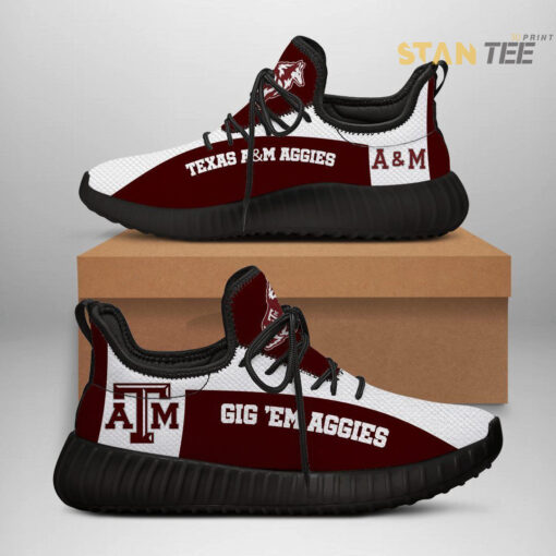 Texas AM Aggies Yeezy Shoes 01