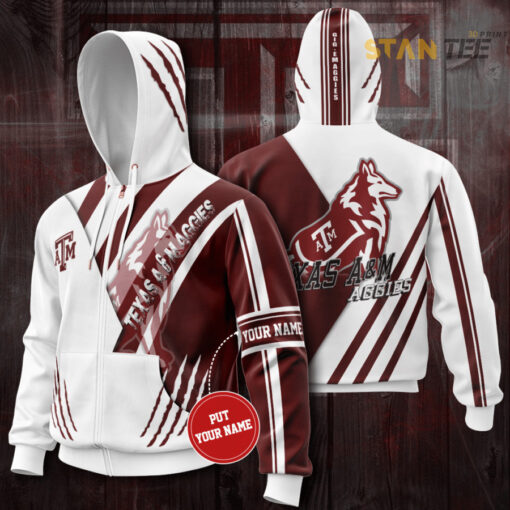 Texas AM Aggies Zip up Hoodie