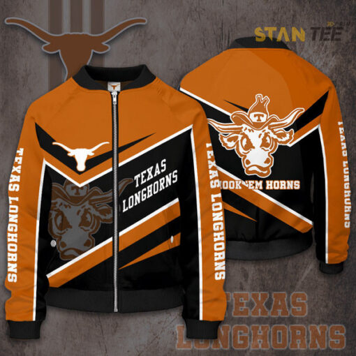 Texas Longhorns 3D Bomber Jacket 02