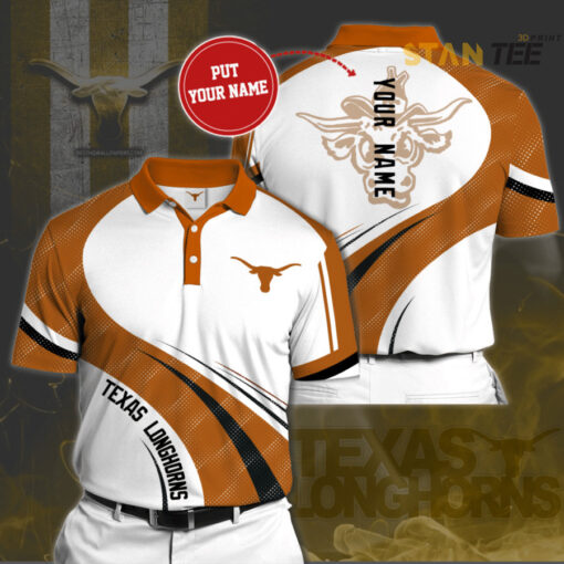 Texas Longhorns 3D Polo 01