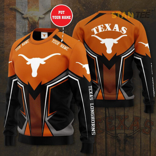 Texas Longhorns 3D Sweatshirt 01